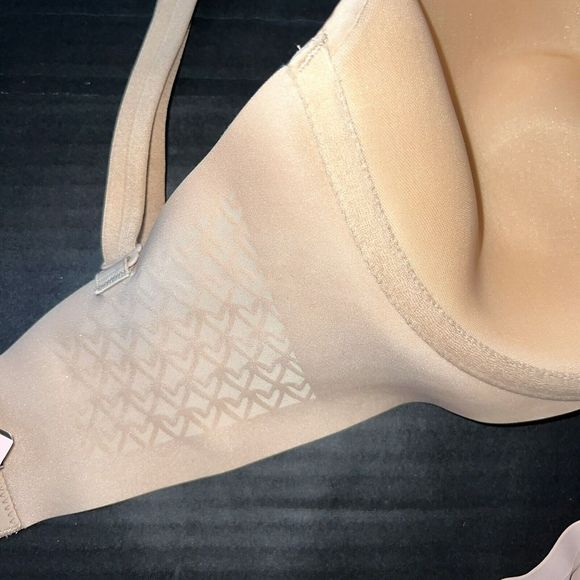 NWT Victoria's Secret strapless 36DDD BRA SET L thong BEIGE lightly Lined - Picture 5 of 5